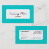 Centre Étiquette v5 - Aqua (Devant / Derrière)