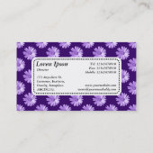 Centre Étiquette v5 - Faisceaux - Violet (Dos)