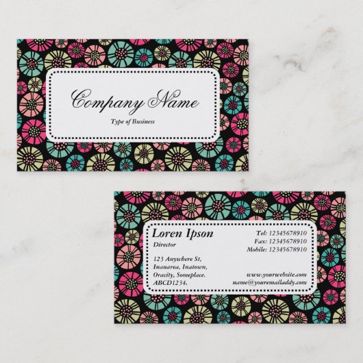 Centre Étiquette v5 - Fleurs Abstraites 031023 (Devant / Derrière)