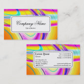 Centre Étiquette v5 - Fractal Abstrait 061012f (Devant / Derrière)