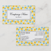 Centre Étiquette v5 - Hexagon Motif 03 (Devant / Derrière)