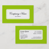 Centre Étiquette v5 - Martian Green (Devant / Derrière)