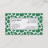 Centre Étiquette v5 - Motif feuille 02 - Forest Gr (Dos)