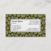 Centre Étiquette v5 - Motif feuille 02 - Olive Sha (Dos)