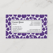 Centre Étiquette v5 - Motif feuille 02 - Profond p (Dos)