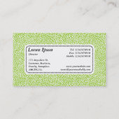 Centre Étiquette v5 - Points aléatoires - Martian (Dos)