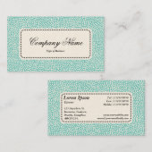 Centre Étiquette v5 - Spots aléatoires - Blanc sur (Devant / Derrière)