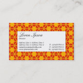 Centre Label - OrangeTerrazzo Pattern 02 (Achterkant)