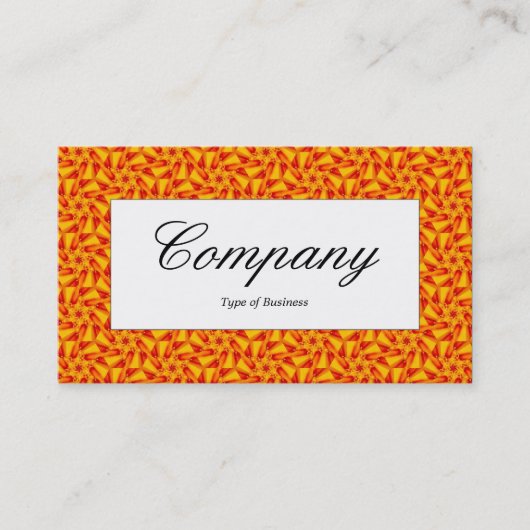 Centre Label - OrangeTerrazzo Pattern 03 (Voorkant)