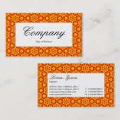 Centre Label - OrangeTerrazzo Pattern 04 (Voorkant / Achterkant)