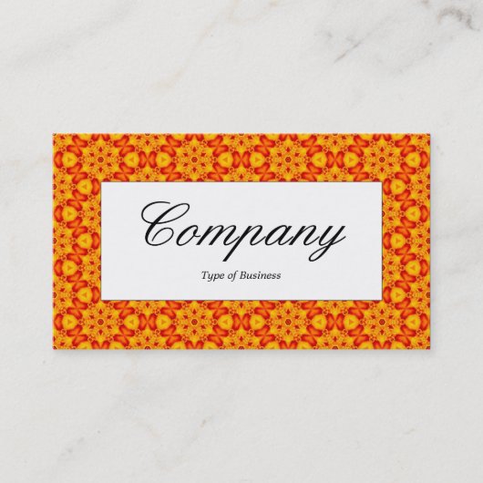Centre Label - OrangeTerrazzo Pattern 04 (Voorkant)