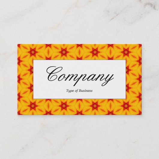 Centre Label - OrangeTerrazzo Pattern 05 (Voorkant)