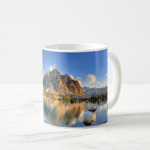Centre Peak over Lower Golden Beer Lake - Sierra Koffiemok