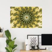 Centre Point - Affiche fractale (Bureau à domicile)