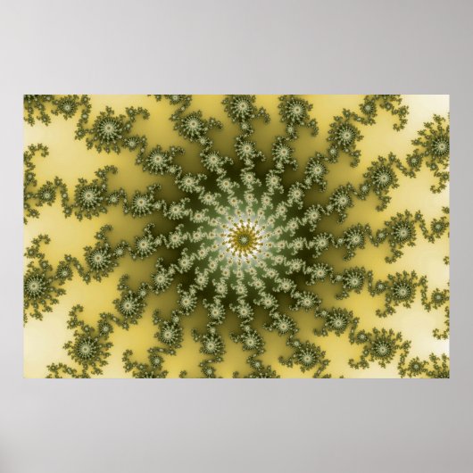 Centre Point - Affiche fractale (Devant)