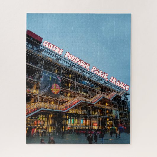 Centre Pompidou, Parijs, Frankrijk Legpuzzel (Verticaal)