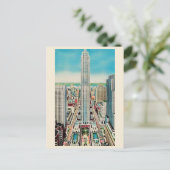 Centre Rockefeller NYC Carte Postale Ancienne (Debout devant)