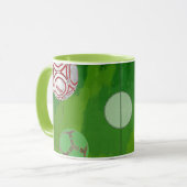 Centre Spot Soccer Field Art Mug Cup (Devant gauche)