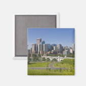 Centre St Bridge and Downtown Calgary, Alberta Magneet (Voorkant / Achterkant)