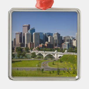 Centre St Bridge and Downtown Calgary, Alberta Metalen Ornament