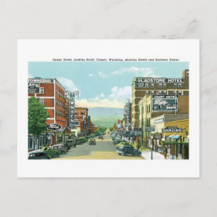 Centre Street, Casper, Wyoming Briefkaart