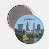 Centre-ville Cleveland Riverview Magnet (Recto/Verso)