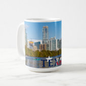 Centre-ville d'Austin, Texas, Mug (Devant gauche)