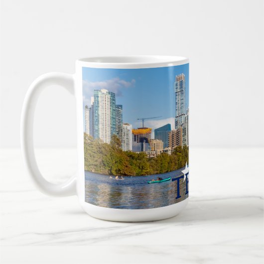 Centre-ville d'Austin, Texas, Mug (Gauche)