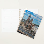 Centre-ville de Cracovie d'en haut en Pologne (Devant avec enveloppe)