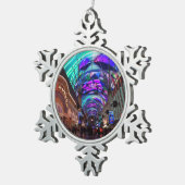 Centre-ville de Las Vegas #4 Ornement de flocon de (Vue impression)