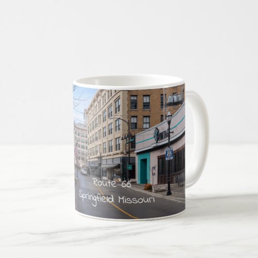 Centre-ville de Springfield Coffee Mug (Devant droit)