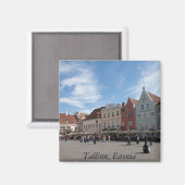 Centre-ville de Tallinn Magnet (Recto/Verso)