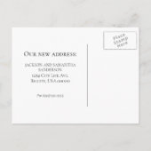 Centre-ville Skyline Changer d'adresse Carte posta (Dos)