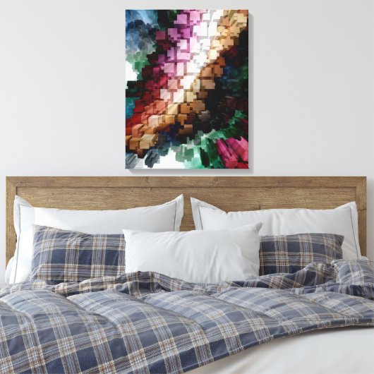 Centric Dark Wind Canvas Afdruk (Insitu (Slaapkamer))