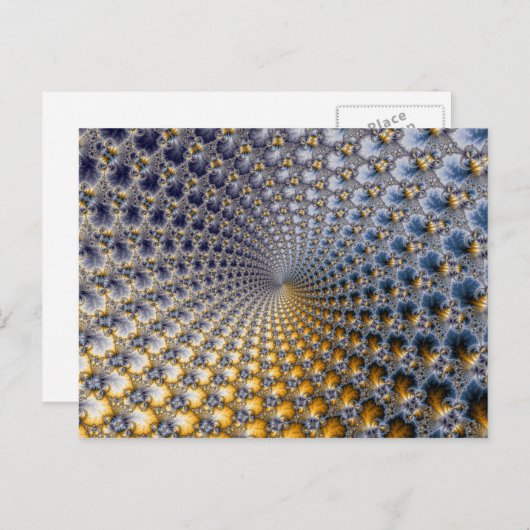 Centrifractaliteit - Fractal Art Briefkaart (Voorkant / Achterkant)