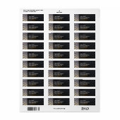 Centrifractaliteit - Fractal Art Etiket (Full Sheet)