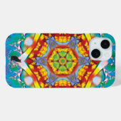 Centris Kaleidoscope iPhone Case (Achterkant (horizontaal))