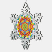 Centris Kaleidoscope Snowflake Ornament (Rechts)