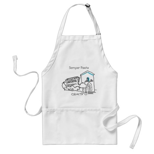 Centro Logo 2011, Semper Pasta Apron Standaard Schort (Voorkant)