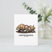 Centrosaurus Briefkaart (Staand voorkant)