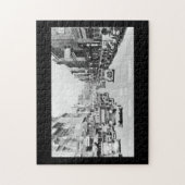  centrum Bristol VA TN Briefkaart Legpuzzel (Verticaal)