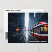 CENTRUM, TORONTO, TTC Streetcar Briefkaart (Voorkant / Achterkant)