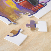 Centrum van de Chicken Party Legpuzzel (Zijkant)