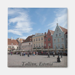 centrum van de stad Tallinn Magnet Magneet