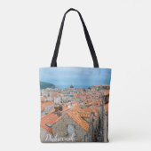 centrum van Dubrovnik Draagtas (Achterkant)