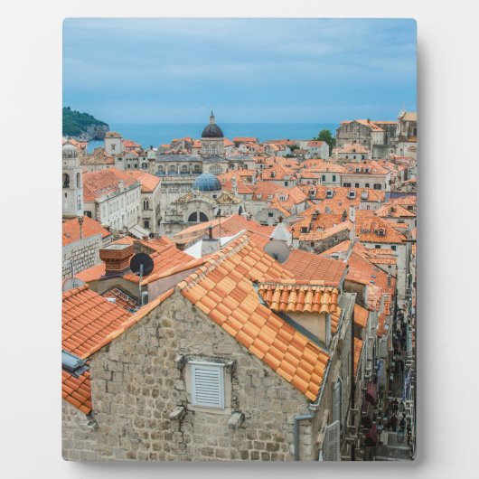 centrum van Dubrovnik Fotoplaat (Voorkant)