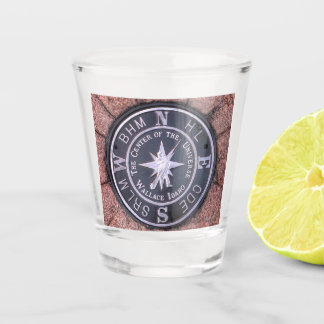 centrum van het universum in Wallace Idaho Shot Glas