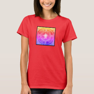 centrum van het universum in Wallace Idaho V2 T-shirt