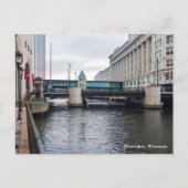 centrum van moedwillige riverfront en architectuur briefkaart (Voorkant)