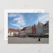centrum van Tallinn Briefkaart (Voorkant / Achterkant)